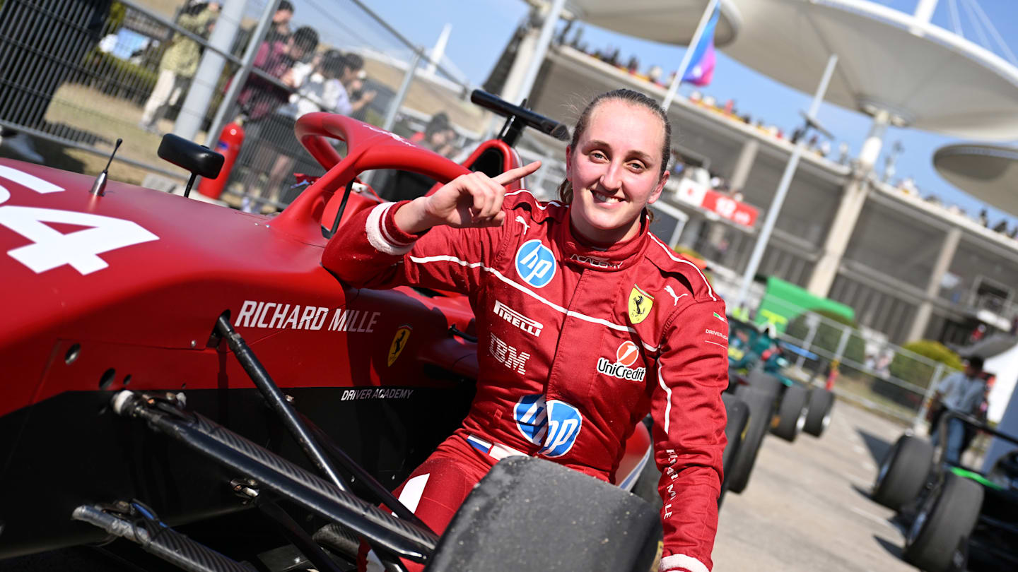SHANGHAI, CHINA - MARCH 21: Pole position qualifier Maya Weug of Netherlands and MP Motorsport (64)